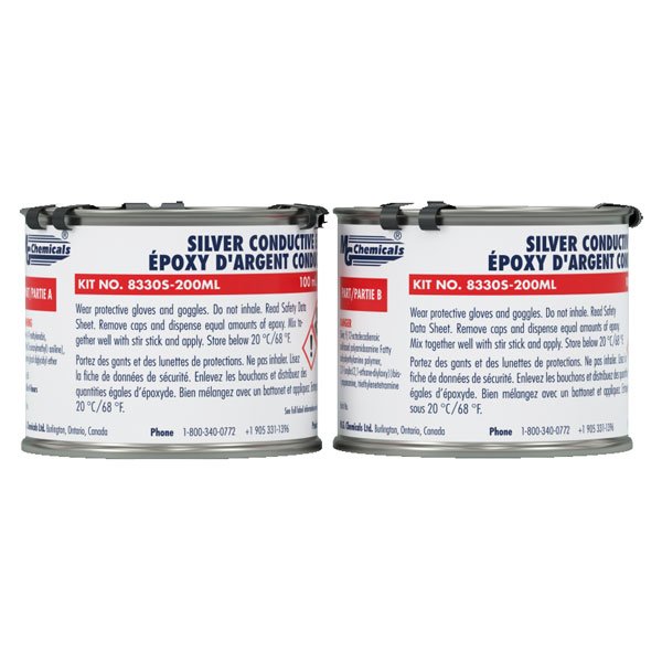 MG Chemicals Silver Conductive Epoxy Adhesive, Slow Cure/Extreme