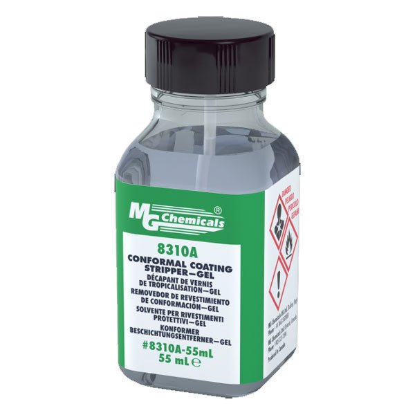 MG Chemicals Conformal Coating Stripper-Gel with Brush Cap, 55ml