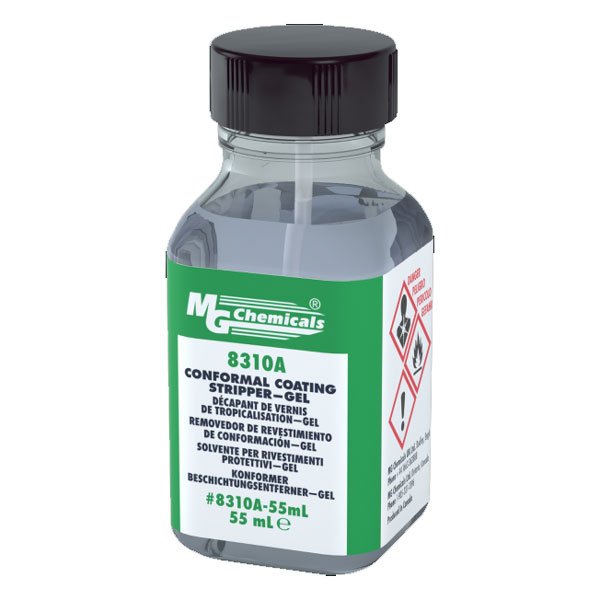 MG Chemicals Conformal Coating Stripper-Gel with Brush Cap, 55ml