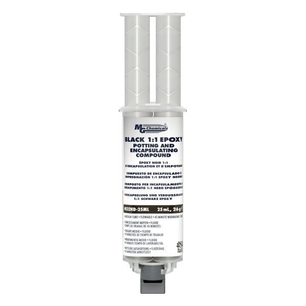 MG Chemicals Black Epoxy Potting and Encapsulating Compound, 25ml