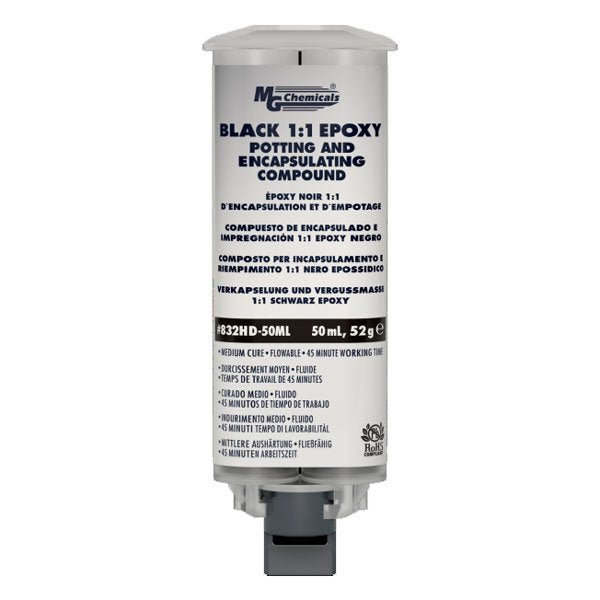 MG Chemicals Black Epoxy Potting and Encapsulating Compound, 50ml