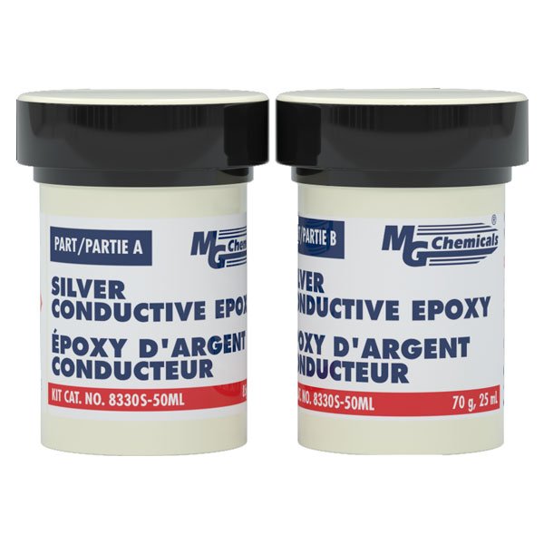 MG Chemicals Silver Conductive Epoxy Adhesive, Slow Cure/Extreme