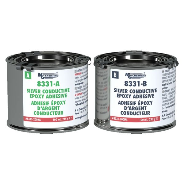 MG Chemicals Silver Conductive Epoxy, High Conductivity, 200ml