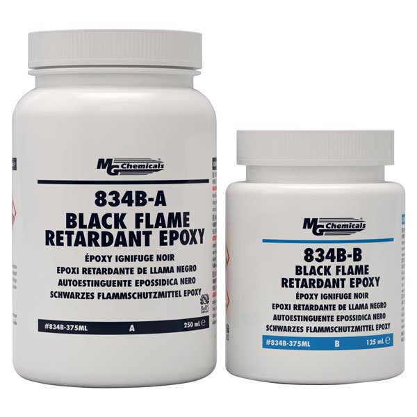 MG Chemicals Black Flame Retardant  Epoxy, 375ml