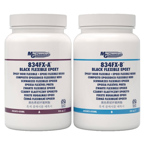MG Chemicals Black Flexible Epoxy, Flame Retardant, 450ml