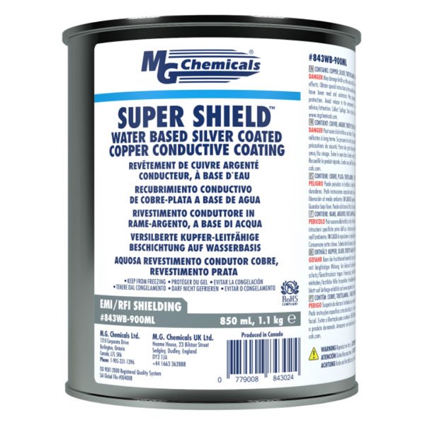 MG Chemicals Super Shield Water Based Silver Coated Copper Conductive Coating 850ML