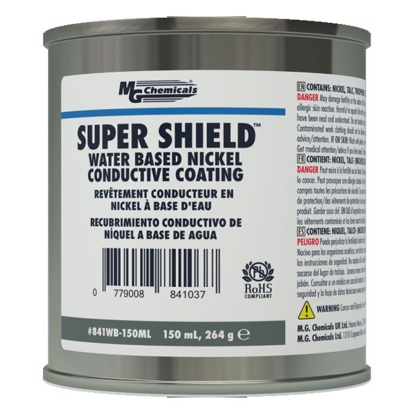 MG Chemicals Super Shield™ Water Based Nickel Conductive Coating, 150ml