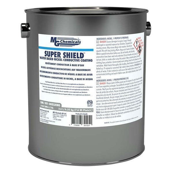 MG Chemicals Super Shieldâ„¢ Water Based Nickel Conductive Coating, 3.78L