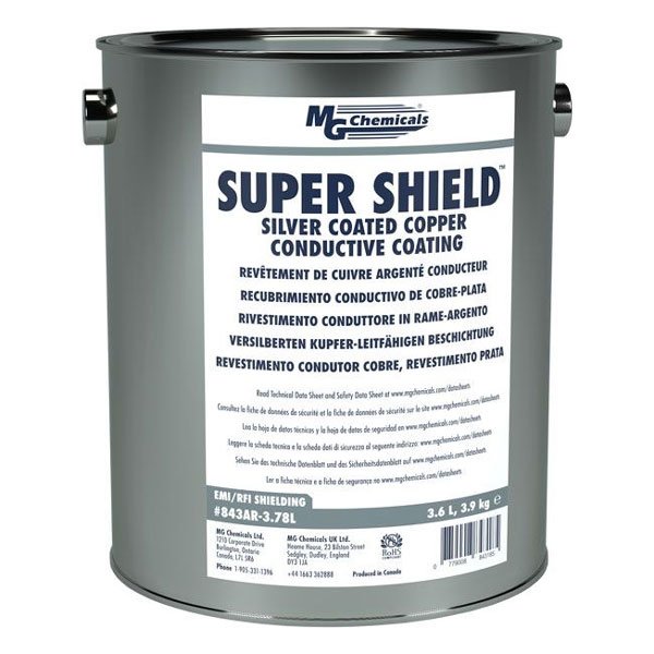 MG Chemicals Super Shield™ Silver Coated Copper Conductive Coating - UL Recognized, 3.6L