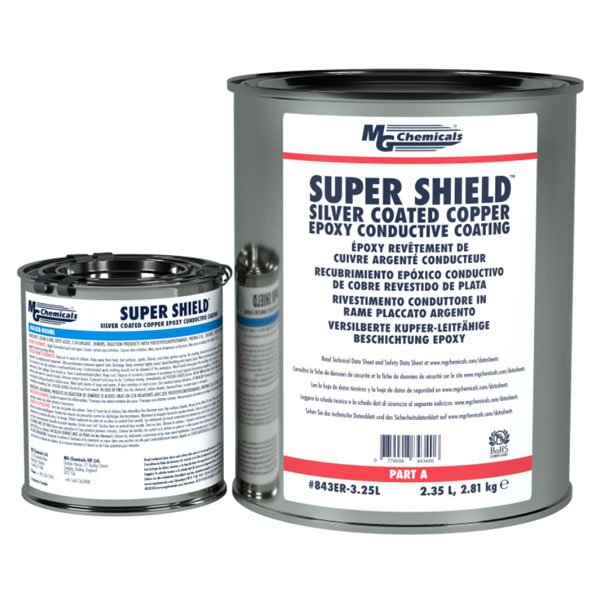 MG Chemicals Silver Coated Copper Epoxy Conductive Coating, 3.25L