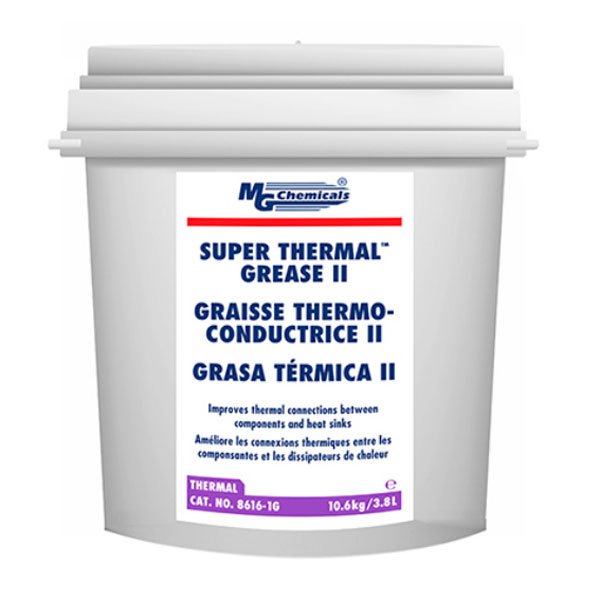 MG Chemicals Super Thermal Grease II, High Thermal Conductivity, 3.78L