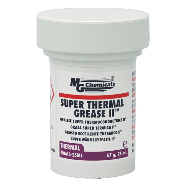 MG Chemicals Super Thermal Grease II, High Thermal Conductivity 25ml
