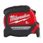 Milwaukee 8m Compact Magnetic Tape Measure