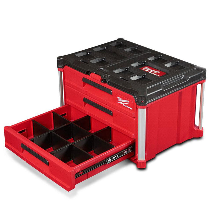 Milwaukee PACKOUT® 3-Drawer Tool Box