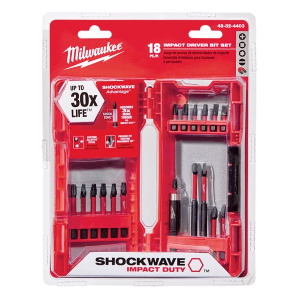 Milwaukee Shockwave™ 18Pc Impact Driver Bit Set