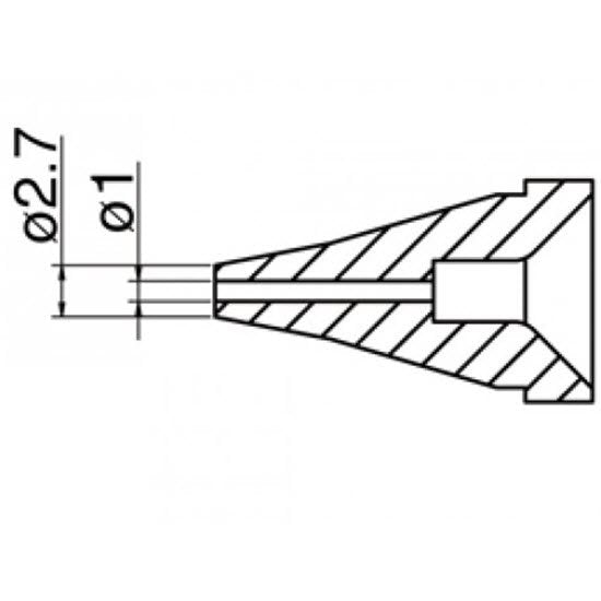 Hakko 1mm Desolder Nozzle for FR-400