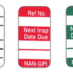 Brady Nanotag Next Inspection Date Insert