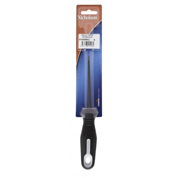 Crescent Nicholson Extra Slim Taper File with Handle