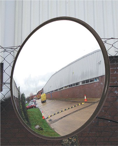 Brady Outdoor Industrial Safety Mirror, 914mm Diameter, Acrylic