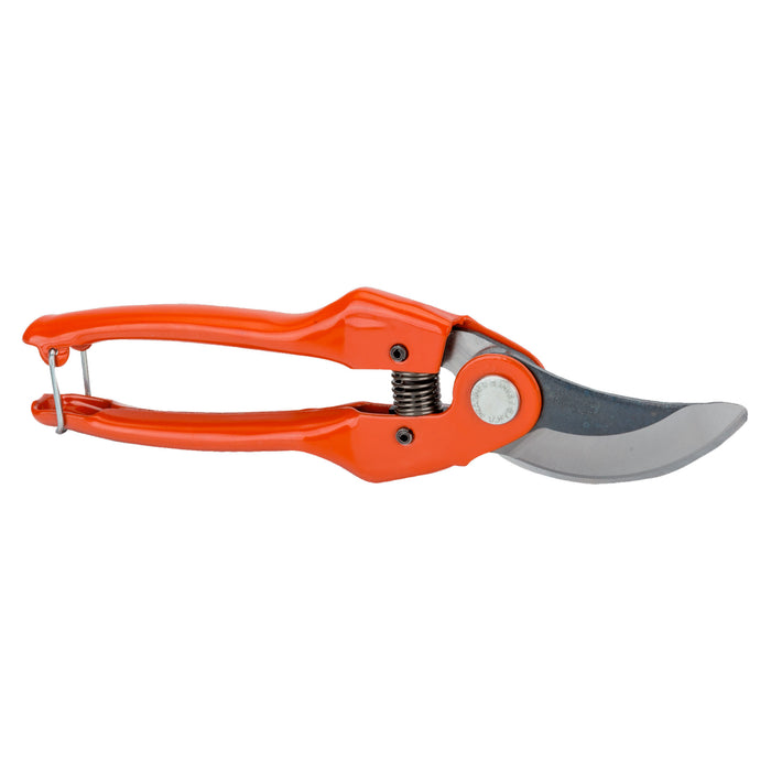 Bahco Bypass Secateurs with Pressed Steel Handle & Straight Cutting Head