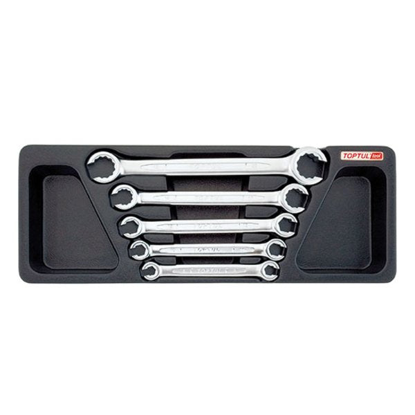 Toptul 5pc Flare Nut Wrench Set