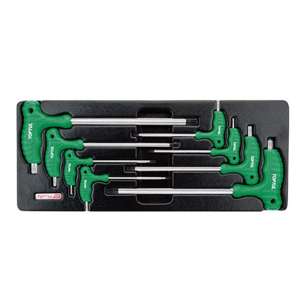 Toptul 8pc L-Type Two Way Ball Point & Hex Key Wrench Set