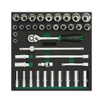 Toptul 39pc 1/2in Dr. Socket Set (Modular Insert Tray System)