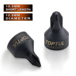 Toptul Stubby Phillips Bit Socket Black Phosphate 1/4in Dr. x PH2