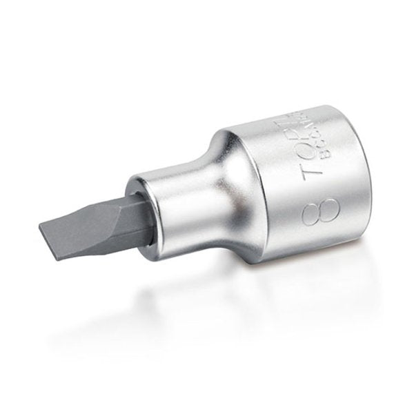 Toptul Slotted Bit Socket 1/4in Dr. x 3mm