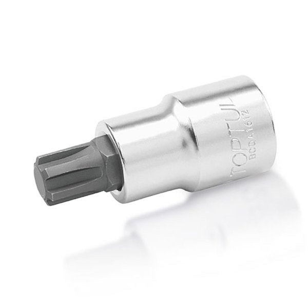 Toptul Ribe Bit Socket 1/2in Dr. x M14 x 55mm
