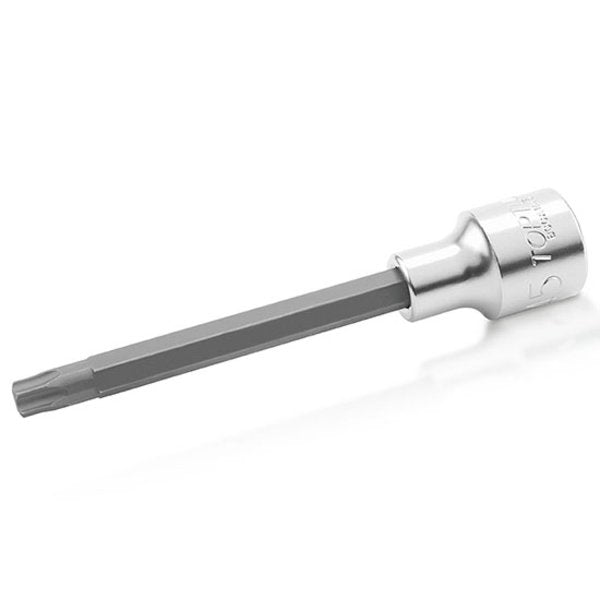 Toptul Star (Torx) Bit Socket Extra Long 1/2in Dr. x T45 x 120mm