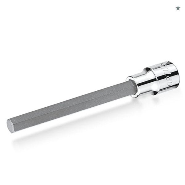 Toptul Extra Long Hex Bit Socket 1/2in Dr. x 12mm x 140mm