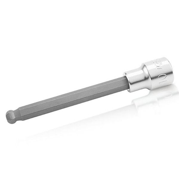 Toptul Ball Point Bit Socket Extra Long 1/2in Dr. x 10mm x 140mm