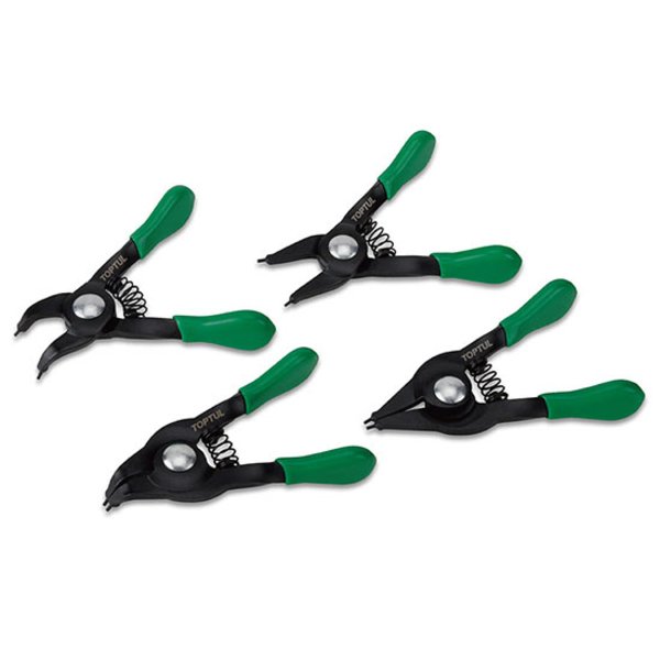Toptul 4pc Mini Retaining Ring Plier Set
