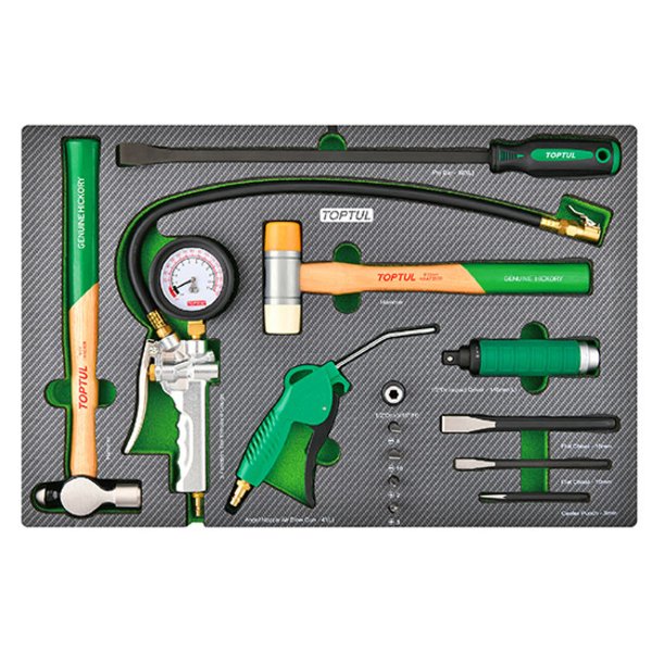 Toptul 16pc Combination Tool Set (Modular Insert Tray System)
