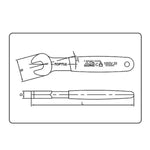 Toptul 21mm VDE Insulated Single Open End Wrench