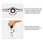 Toptul 3/8in T-Handle Ratchet Wrench
