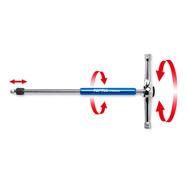Toptul 3/8in T-Handle Ratchet Wrench