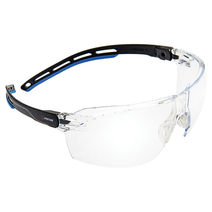 Proteus Safety Glasses 3 Clear Lens Super Light Spec