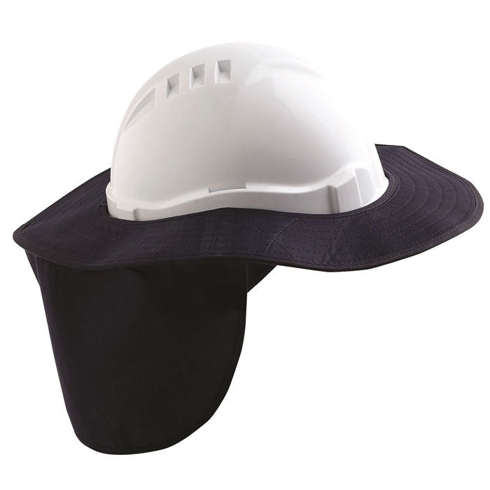 Pro Choice Safety V6 & V9 Hard Hat Brim - Plastic & Polyester Blue