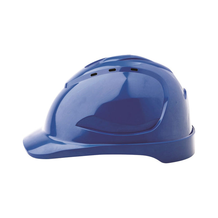 Pro Choice Safety V9 Hard Hat Vented Pushlock Harness - Blue