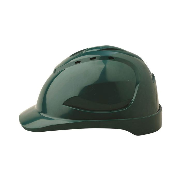 Pro Choice Safety V9 Hard Hat Vented Pushlock Harness - Green