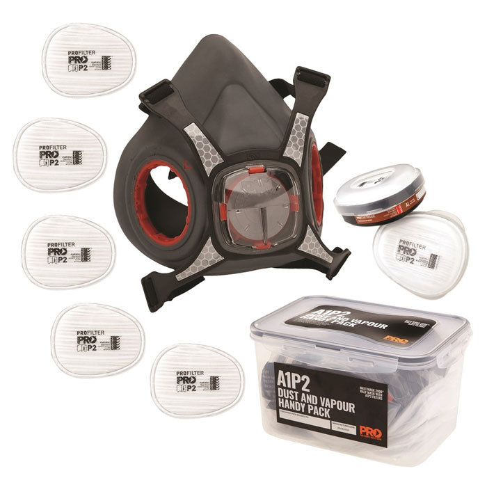 Pro Choice Safety Assembled Half Mask With A1P2 Cartridges Handy Pack For  Sale Online – Mektronics