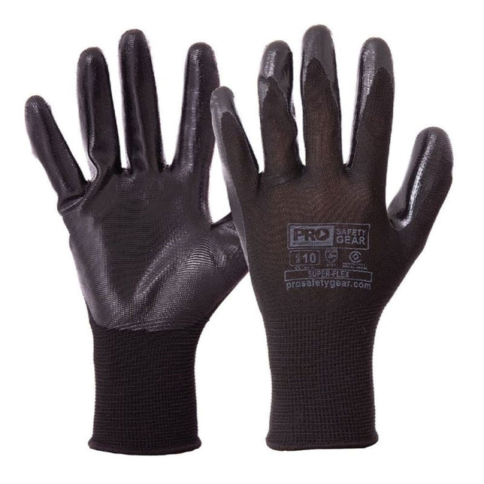 Pro Choice Safety Super-Flex Nitrile Dip Glove (Various Sizes Options)