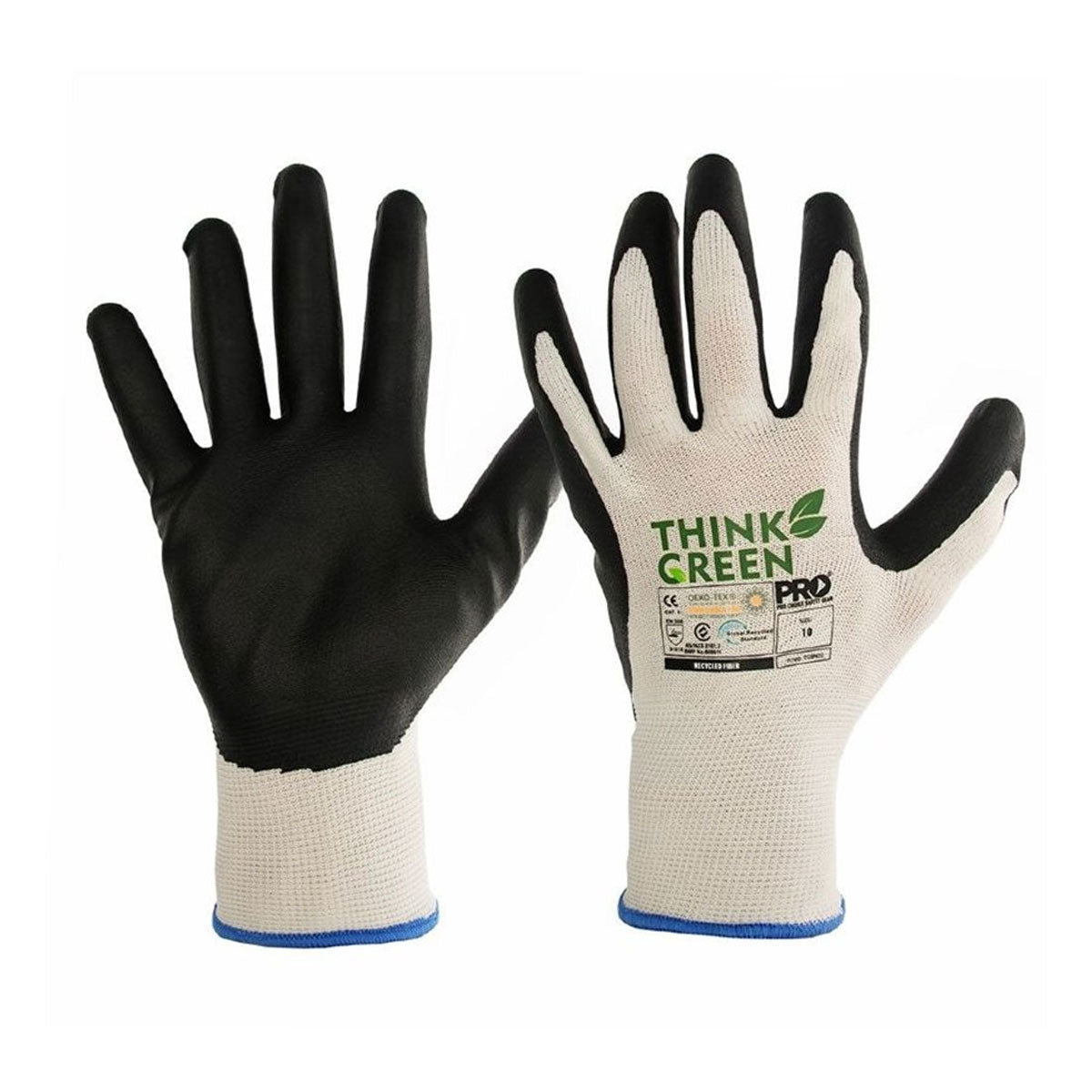 Pro Choice Safety Think Green Nitrile Dip Recycled Glove Size For Sale  Online – Mektronics