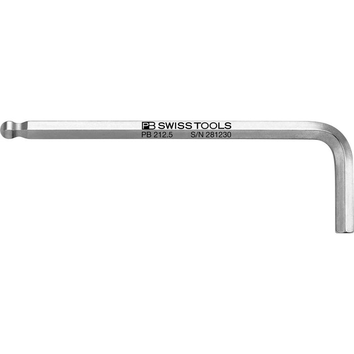 PB Swiss 212 Key L-Wrench with Ball Point (Various Sizes)
