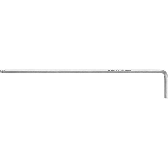 PB Swiss 212 L Key L-Wrench Long with Ball Point (Various Sizes)