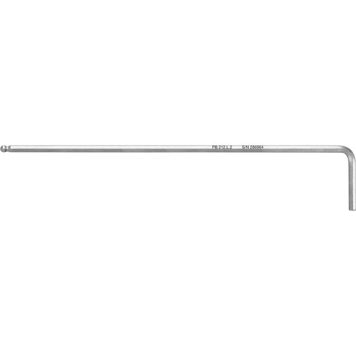 PB Swiss 212 L Key L-Wrench Long with Ball Point (Various Sizes)