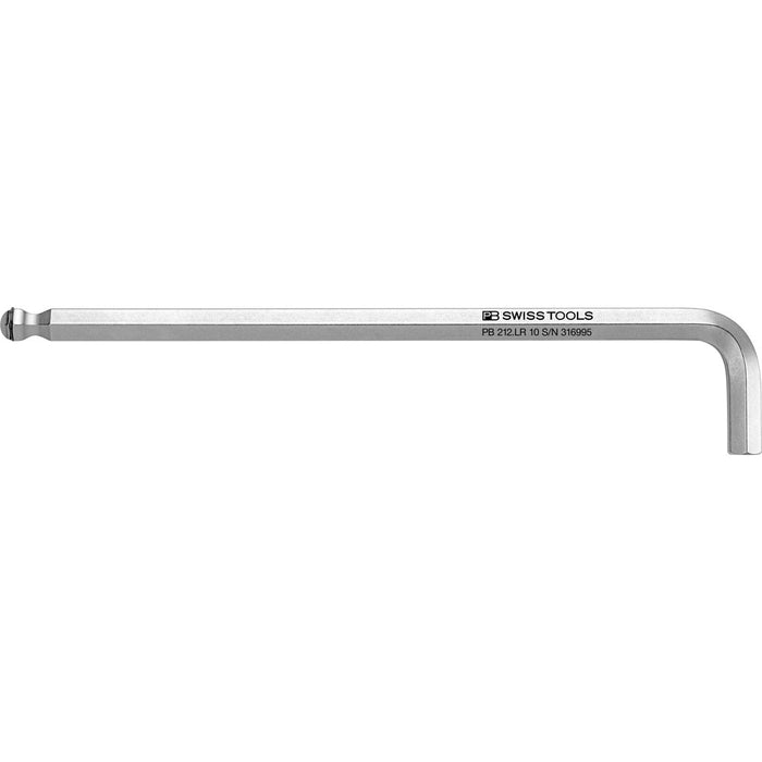 PB Swiss 212 LR Key Long L-Wrenches Ball End with Retainer Ring (Various Sizes)