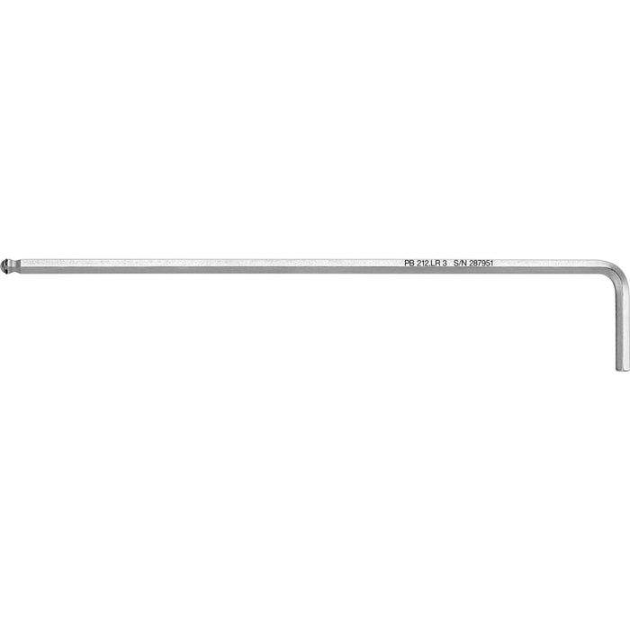 PB Swiss 212 LR Key Long L-Wrenches Ball End with Retainer Ring (Various Sizes)